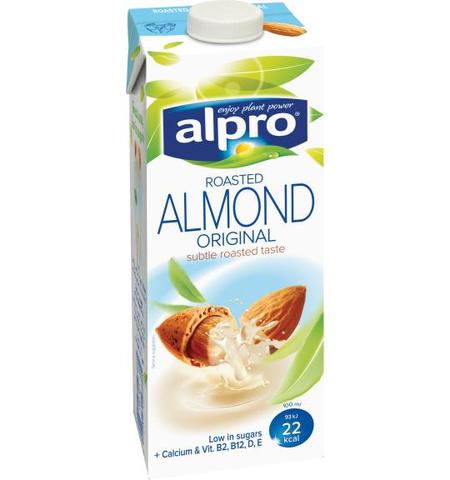 Alpro Roasted Almond Drink Original 1Ltr