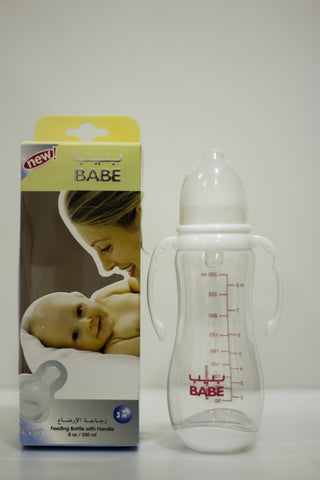 Babe Feeding Bottle with handle 250Ml - MarkeetEx