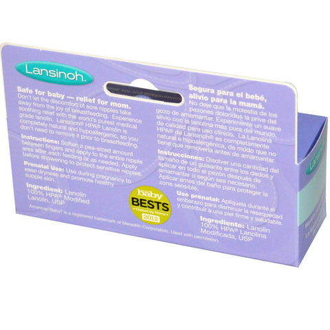 Nipple cream Lansinoh, HPA Lanolin, 1.41 oz (40 g) - MarkeetEx