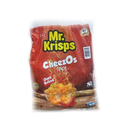 Mr. Krisps CheezOs Spicy (15 GM x 21 pcs ) Bag