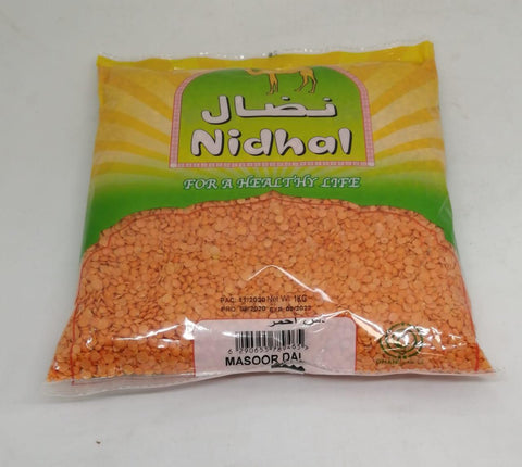 Nidhal - Masoor Dal - 1kg Pack - MarkeetEx