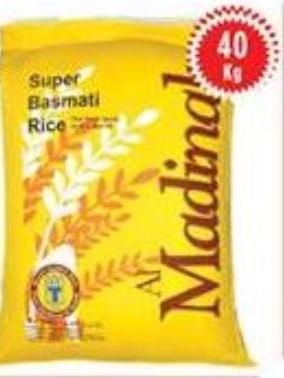 Al Madina Super Basmati Rice 40Kg - MarkeetEx