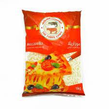Three Cow Mozzarella shredded Cheese 1kg - MarkeetEx