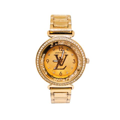 Louis Vuitton Tambour Slim Pink Rose Gold Watch -Replica