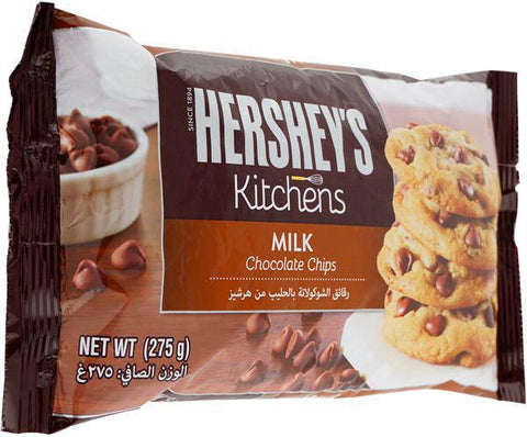 Hershey's Kitchens Milk Chocolate Chips 275gm