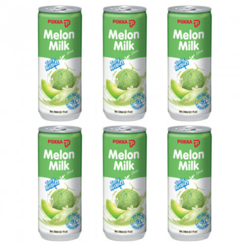 Milk Melon Pokka 240ml X 6pcs - حليب البطيخ بوكا