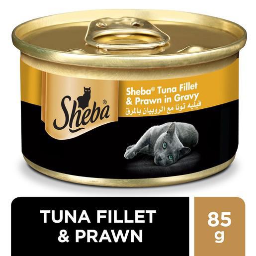 Sheba Tuna Fillet & Prawn in Gravy 85gm - MarkeetEx