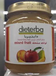 Dieterba Strained Baby Food Mixed Fruit 120gm - MarkeetEx