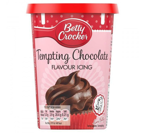 Betty Crocker Tempting Chocolate Flavour Icing 400gm - MarkeetEx