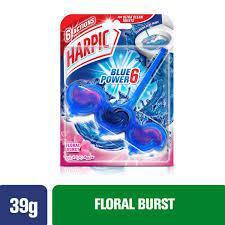Harpic Blue Power 6 Toilet Cleaner - Floral Burst, 39g