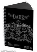 Notebook "Dark", A4, 30 sheets, 160 g/m2 - MarkeetEx