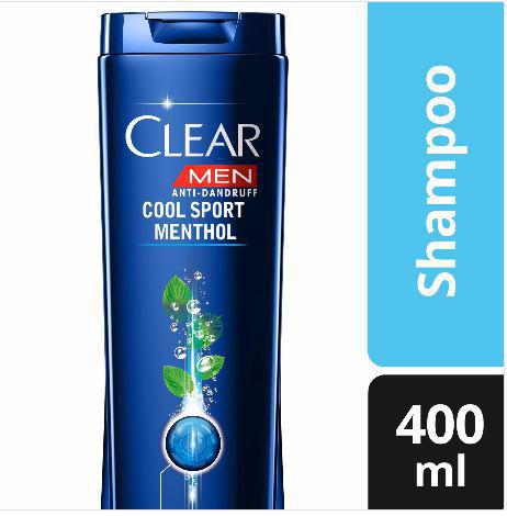 CLEAR MEN SHAMPOO COOL SPORT MENTHOL 400ML - MarkeetEx