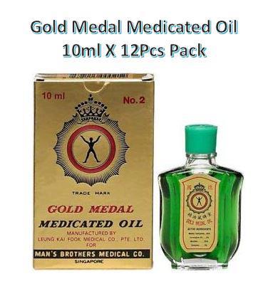 Gold Medal Medicated Oil 10ml X 12Pcs Pack - MarkeetEx