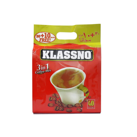 KLASSNO COFFEE 3IN1 20G PK 30+10's - MarkeetEx