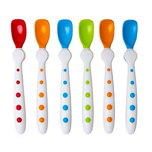 NUK, Gerber Rest Easy Spoons, 6 Spoons ملاعق للاطفال ٦ حبات - MarkeetEx