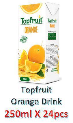 Topfruit Orange Juice Drink 250ml X 24Pcs Pack