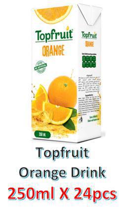 Topfruit Orange Juice Drink 250ml X 24Pcs Pack - MarkeetEx