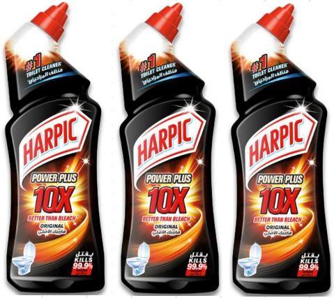 Harpic Power Plus Liquid Toilet Cleaner Original 750MLX3PCS Pack