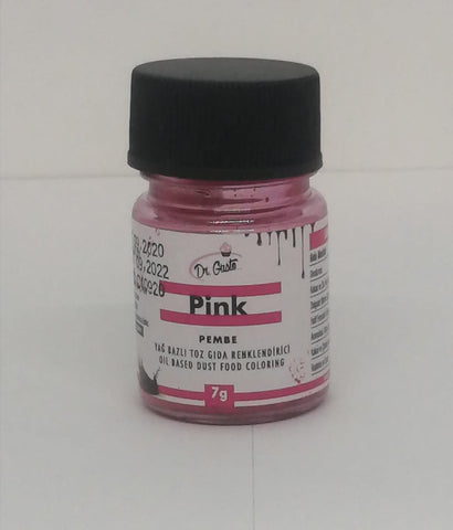 Dr.Gusto - Oil Base Dust Food Colouring - Pink - 7gm