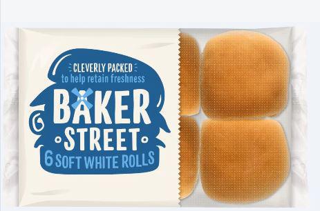 BAKER STREET 6 SOFT WHITE ROLLS