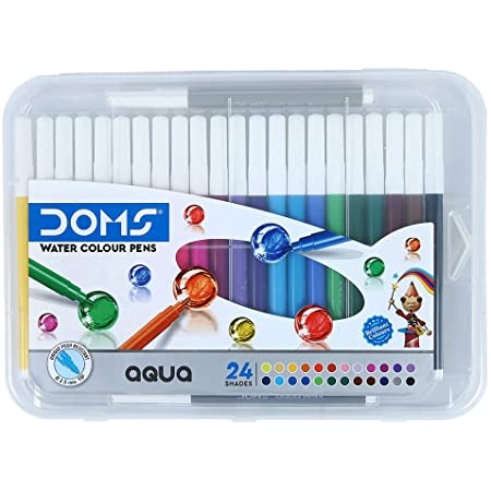 Doms Water Colour Pens - Aqua - 24 Shades - MarkeetEx