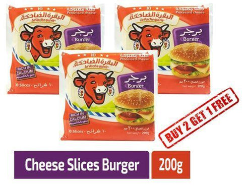 LaVachequirit - Burger Sliced Cheese 200gm (2+1 Free Pack) - MarkeetEx