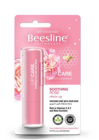 Beesline Lip Care - Soothing Jouri Rose - 4 g بيزلَين أصبع مرطب للشفاه *ورد جوري ملطف
