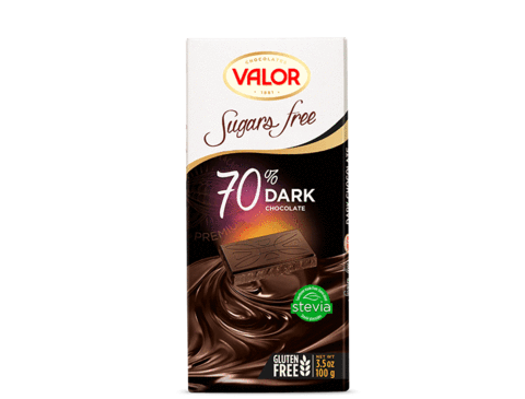 Valor Sugar Free 70% Dark Chocolate 100gm