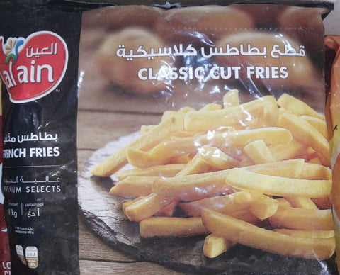 AlAin French fries Classic Cut 1kg - MarkeetEx