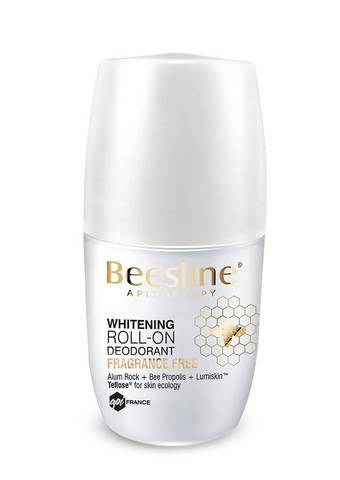 Beesline Whitening Roll-On Deodorant Fragrance-Free 50ml بيزلَين رول أون مزيل الرائحة لتفتيح البشرة - خالِ من العطر