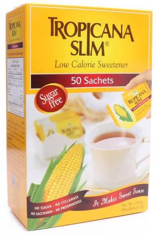 Tropicana Slim Low Calorie Sweetener (50 Sachets)