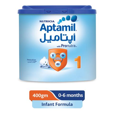 Aptamil 1 Infant Formula Milk, 400g - حليب الرضع أبتاميل 1