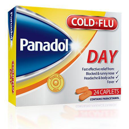 Panadol Cold + Flu Day - 24 Caplets Pack - MarkeetEx