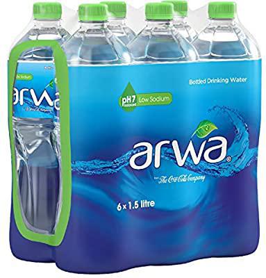 Arwa Drinking Mineral Water - 1.5Ltr X 6Pcs Pack - MarkeetEx
