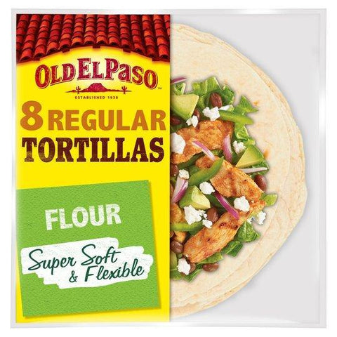 Old El Paso Regular Super Soft & Flexible Tortillas 8x326g - MarkeetEx
