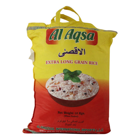 Rice Extra Long Al-Aqsa 10kg - أرز حبات طويلة الأقصى - MarkeetEx
