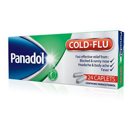 Panadol Cold+Flu - 24 Caplets Pack - MarkeetEx