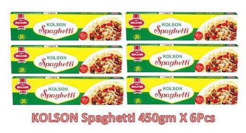Kolson Spaghetti 450gm X 6Pcs