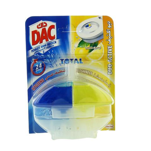 Dac Toilet Rim Block Duo Active 50ml Lemon Fresh