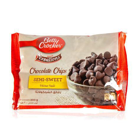 Betty Crocker Creations Chocolate Chips Semi-Sweet 200gm - MarkeetEx