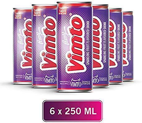 Vimto Sparkling Fruit Flavoured Drink 250ml X 6PCS - شراب فيمتو