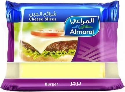 Almarai Burger Cheese Slices 10 PC 200g - المراعي – جبنة شرائح مطبوخة للبرجر - MarkeetEx