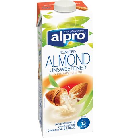 Alpro Roasted Almond Drink UnSweetned 1Ltr