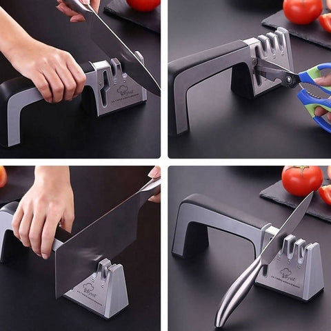 Food stainless steel sharpening system 4in1 - MarkeetEx