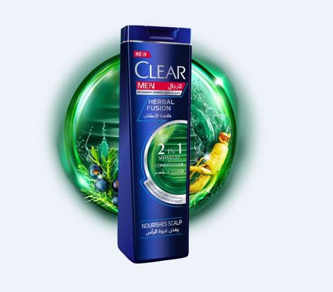 CLEAR HERBAL FUSION 2 IN 1 SHAMPOO + CONDITIONER 200ML-40.B