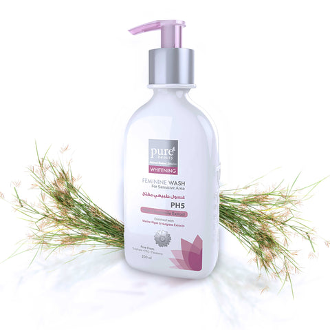 Pure beauty Whitening Natural Feminine wash - 200ml - MarkeetEx