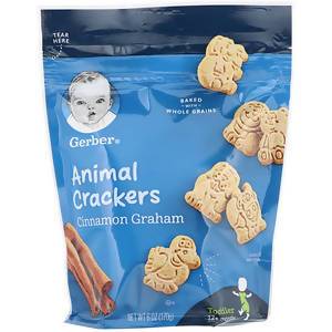 Gerber, Animal Crackers, 12+ Months, Cinnamon Graham