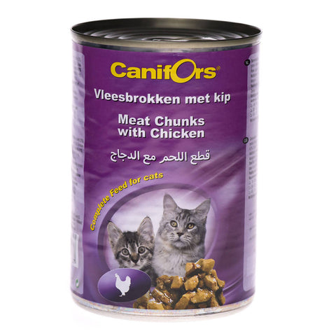 Canifors - Cat : Meat Chunks with Chicken 410 GM - MarkeetEx