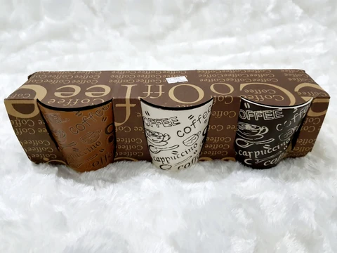 Set of tea cups 3pcs