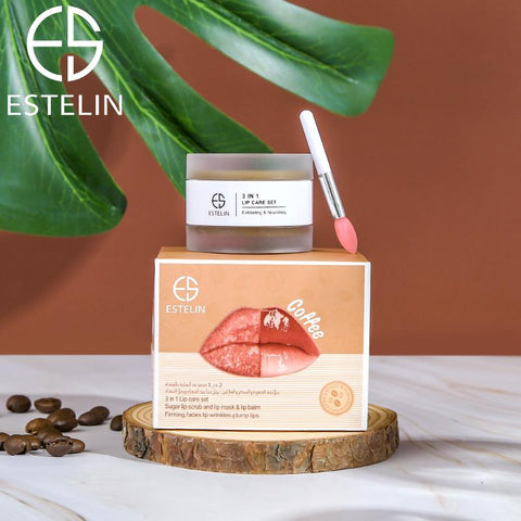 Estelin Coffee 3 in 1 Lip Care Set - 5gm - MarkeetEx